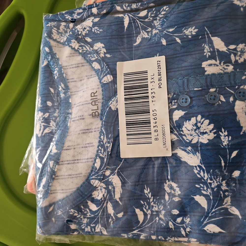 Blair Blue Floral Blouse